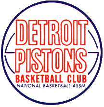 Detroit Pistons 1957-1970 Primary Logo iron on paper